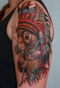 Chief of Rabbits Tattoo