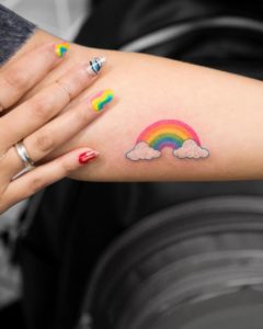 Little Rainbow Tattoo