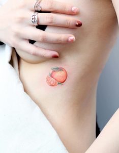 Mini Orange Tattoo