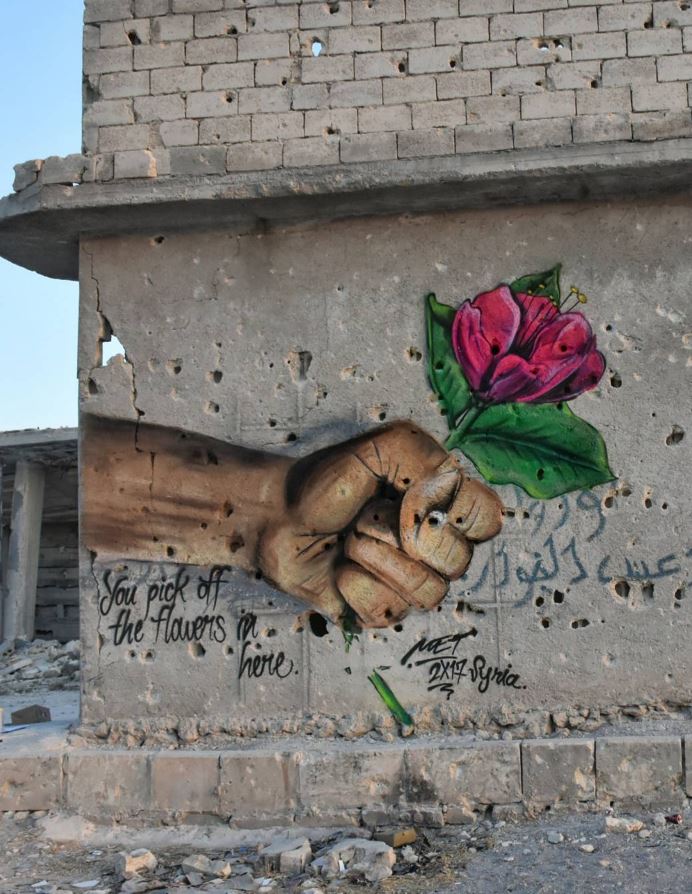 You picked off the flowers in here, Syria by @meturkmen