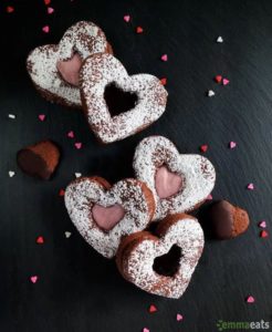 Chocolate Cinnamon Heart Cookies