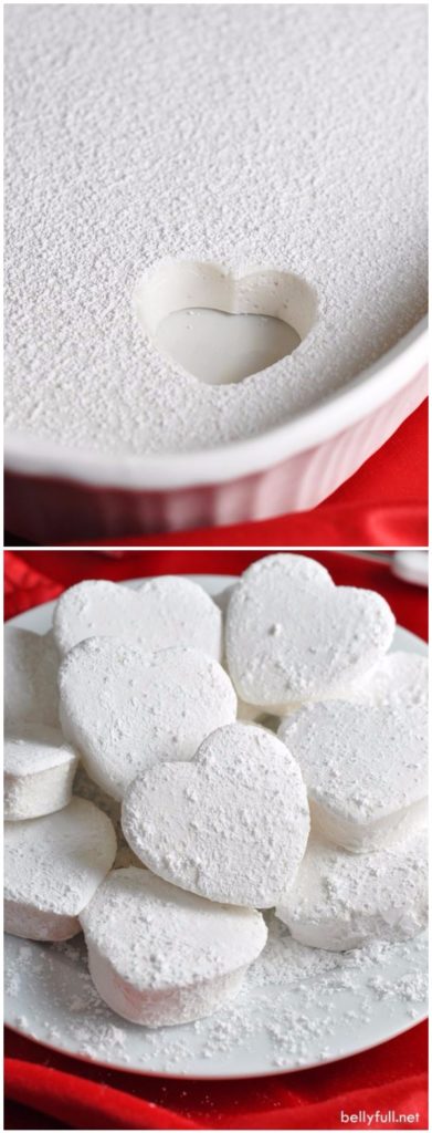 Homemade Heart Marshmallows