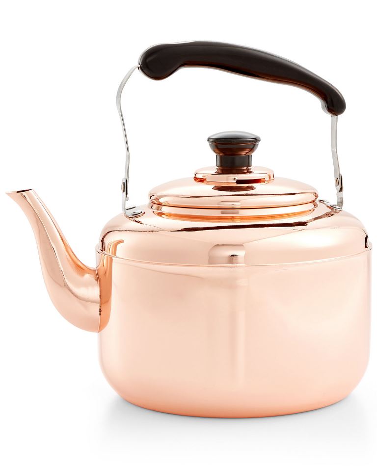 Martha Stewart Collection Heirloom Copper Tea Kettle