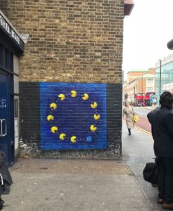 PAC-Man Brexit in Croydon, UK