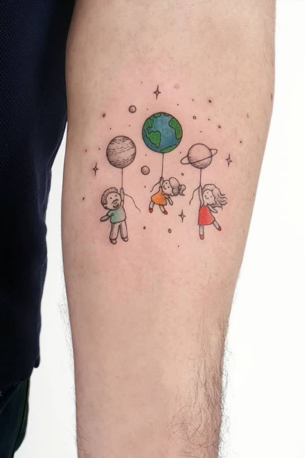 50 Beautiful Small and Colorful Tattoos 
