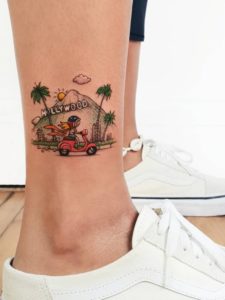 50 Beautiful Small and Colorful Tattoos